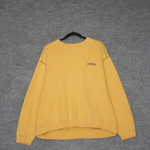 Columbia Sportswear Company Mens XL Yellow Crewneck Sweatshirt Authentic Wear